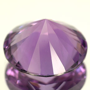 Ametista violeta natural 4,79ct, corte redondo, VVS-VS