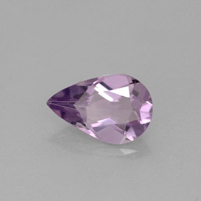 Ametista violeta natural 0,96ct, formato de pêra, VVS-VS