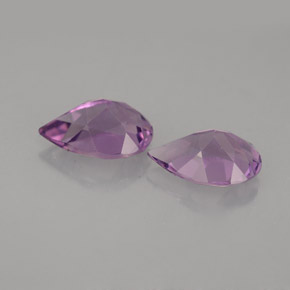 Pedras preciosas de ametista violeta natural de  ct, formato de pêra, VVS-VS
