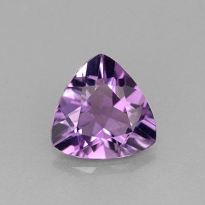 Ametista violeta natural 1,36ct, trillion, VVS