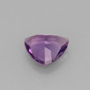 Ametista violeta natural 1,36ct, trillion, VVS