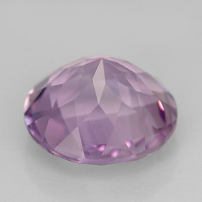 Ametista violeta natural 3,28ct, corte redondo, VVS