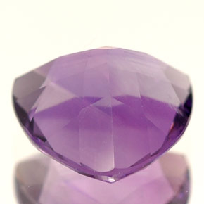 Ametista violeta natural 1,58ct, trillion, VVS-VS