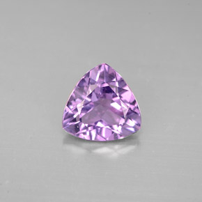 Ametista violeta natural 1,49ct, trillion, VS