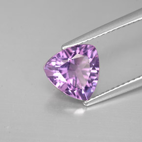 Ametista violeta natural 1,49ct, trillion, VS