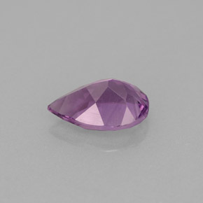 Ametista violeta natural 1,15ct, formato de pêra, VVS-VS