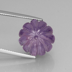 Ametista violeta natural 16,95ct, transparente, transparente/translúcido