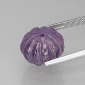 Ametista violeta natural 16,95ct, transparente, transparente/translúcido