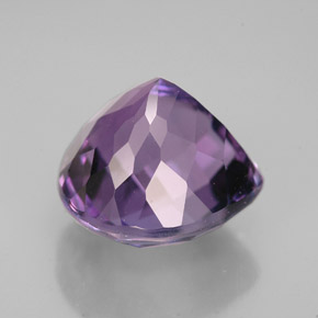 Ametista violeta natural 7,06ct, formato de pêra, VVS