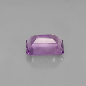 Ametista violeta natural 1,41ct, corte esmeralda, VVS-VS