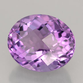 Ametista violeta natural 7,83ct, corte oval, IF