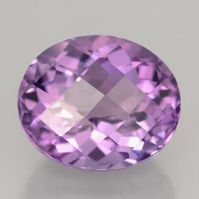 Ametista violeta natural 7,83ct, corte oval, IF
