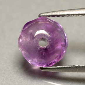 Ametista violeta natural 2,83ct, transparente, transparente/translúcido