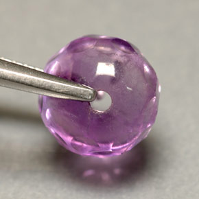 Ametista violeta natural 2,83ct, transparente, transparente/translúcido