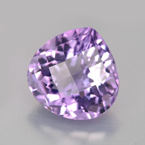 Ametista violeta natural 8,58ct, formato de pêra, VVS