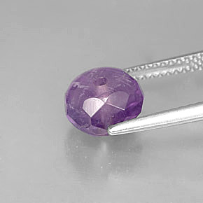 Ametista violeta natural 2,63ct, transparente, transparente/translúcido