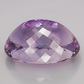 Ametista violeta natural 109,15ct, corte oval, IF