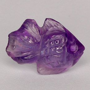 Ametista violeta natural 4,76ct, transparente, transparente/translúcido