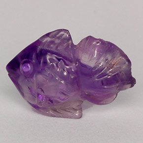 Ametista violeta natural 4,76ct, transparente, transparente/translúcido