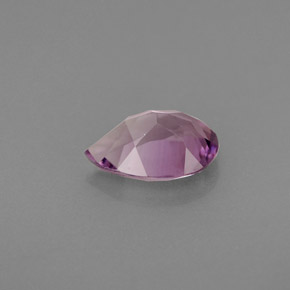 Ametista violeta natural 0,93ct, formato de pêra, VS