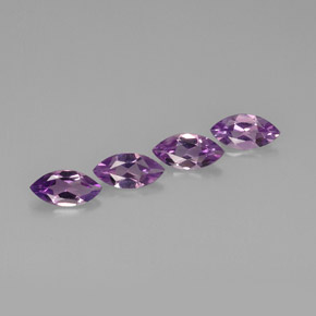 Pedras preciosas de ametista violeta natural de  ct, marquise, VVS-VS