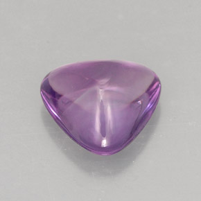 Ametista violeta natural 1,27ct, trillion, transparente