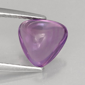 Ametista violeta natural 1,27ct, trillion, transparente