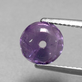Ametista violeta natural 2,47ct, transparente, transparente/translúcido