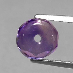 Ametista violeta natural 2,50ct, transparente, transparente/translúcido