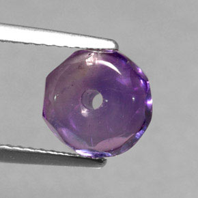 Ametista violeta natural 2,50ct, transparente, transparente/translúcido