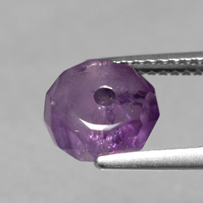 Ametista violeta natural 2,34ct, transparente, transparente/translúcido