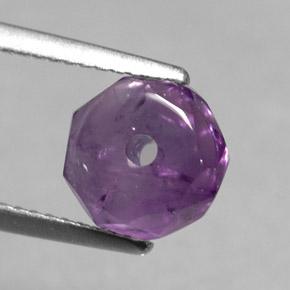 Ametista violeta natural 2,34ct, transparente, transparente/translúcido