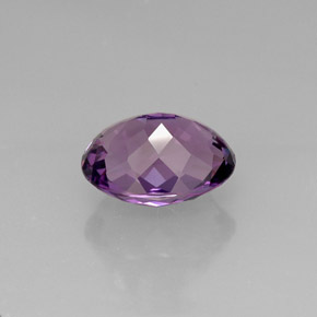Ametista violeta natural 10,58ct, corte oval, VVS-VS