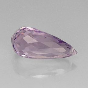 Ametista violeta natural 7,80ct, briolete, VVS