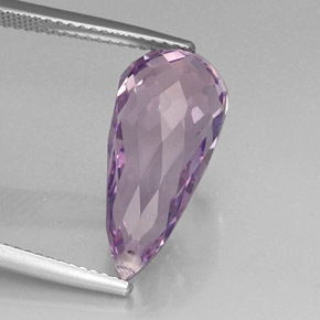 Ametista violeta natural 7,80ct, briolete, VVS