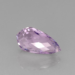 Ametista violeta natural 8,07ct, briolete, VVS