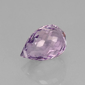 Ametista violeta natural 6,16ct, briolete, VVS