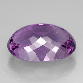 Ametista violeta natural 43,53ct, corte oval, VVS