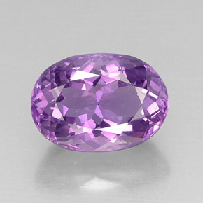 Ametista violeta natural 7,93ct, corte oval, VVS-VS