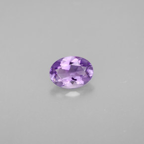 Ametista Tolet Natural 0.56ct, Corte Oval, VVS