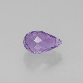 Ametista violeta natural 1,25ct, briolete, VS