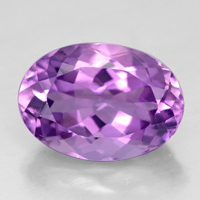 Ametista violeta natural 5,52ct, corte oval, VVS