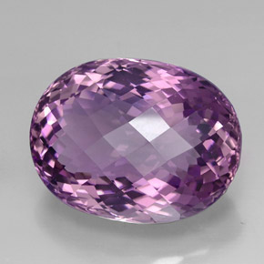 Ametista violeta natural 44,58ct, corte oval, IF