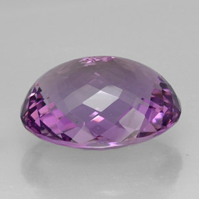 Ametista violeta natural 44,58ct, corte oval, IF