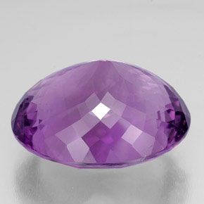 Ametista violeta natural 65,73ct, corte oval, IF
