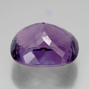 Ametista violeta natural 58,79ct, almofada cortada, IF