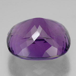 Ametista violeta natural 62,57ct, almofada cortada, VVS-VS