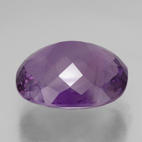 Ametista violeta natural 32,73ct, almofada cortada, VVS-VS