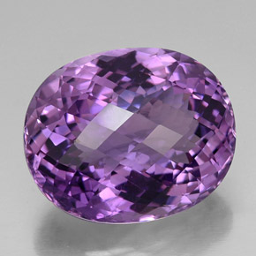 Ametista violeta natural 35,79ct, corte oval, VVS