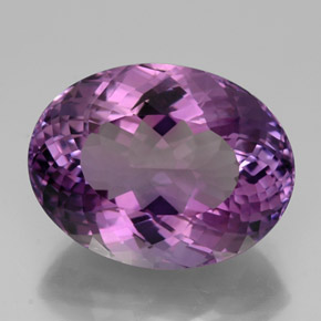 Ametista violeta natural 33,03ct, corte oval, VVS